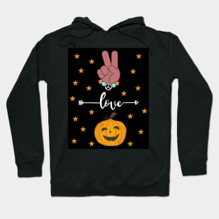 Peace Love And Pumpkin Hoodie